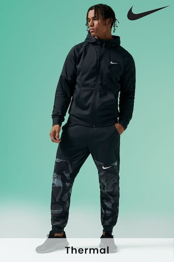 Nike Black Therma-FIT Full Zip Training Hoodie (T49275) | £70
