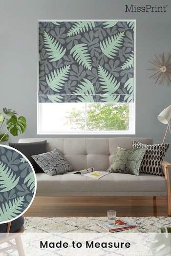 MissPrint Blue Deep Sea Made to Measure Roman Blind (T49747) | £79