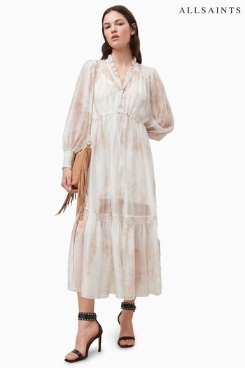 AllSaints White Nisha Koura Dress (T49763) | £249