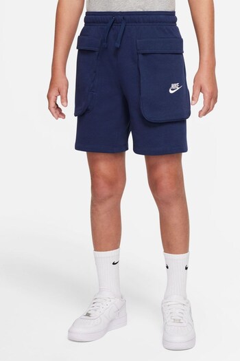 Nike Navy Blue Club Cargo Shorts (T49822) | £35
