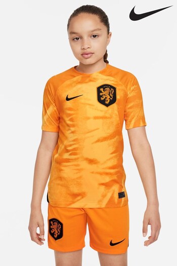Nike Orange Netherlands Home Stadium Football Shirt (T49976) | £60