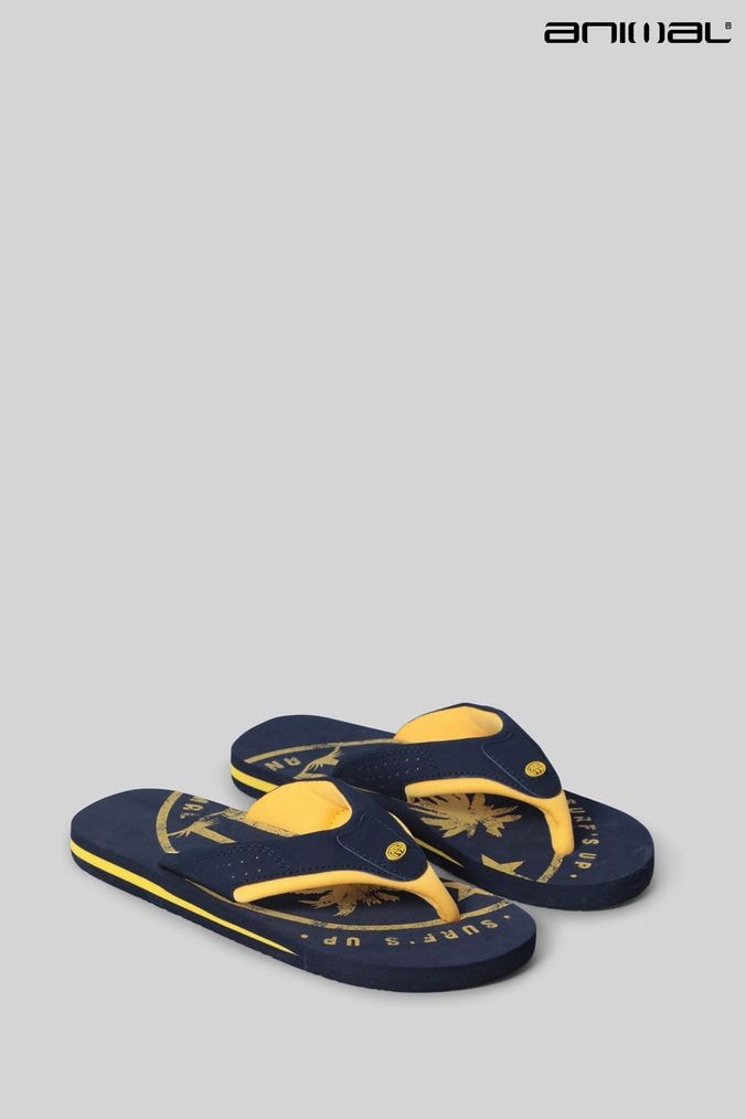 Boys animal flip flops clearance