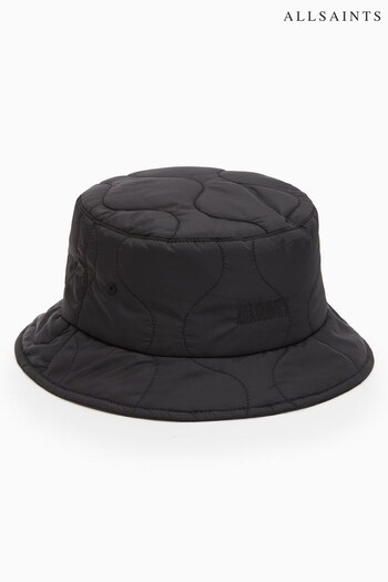 AllSaints Harvey Black Bucket Hat (T50055) | £45