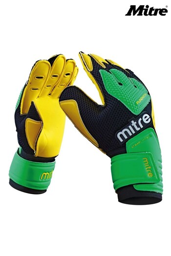 Mitre Delta Black BRZ Unisex Football Gloves (T50291) | £29