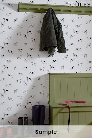 Joules Antique Creme Sketchy Dogs Wallpaper Sample Wallpaper (T50487) | £1