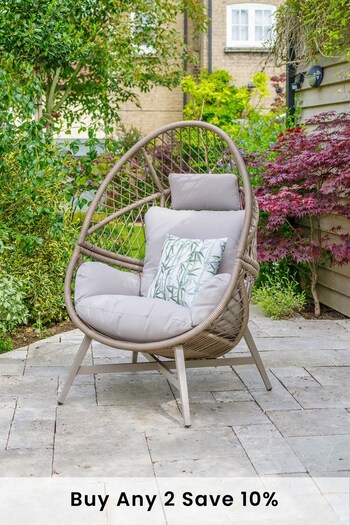 Leisuregrow Natural Garden Sarasota Standing Egg Chair (T51104) | £800