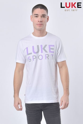 Luke 1977White Lavender T-Shirt (T51233) | £35