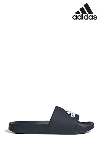 adidas Blue Adilette Shower Sandals (T51234) | £23