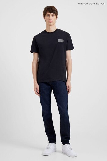 French Connection Repeat Black T-Shirt (T51250) | £25