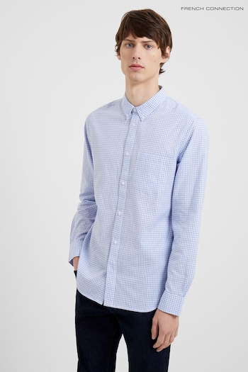 French Connection Sky Stripe Long Sleeve Shirt (T51344) | £35