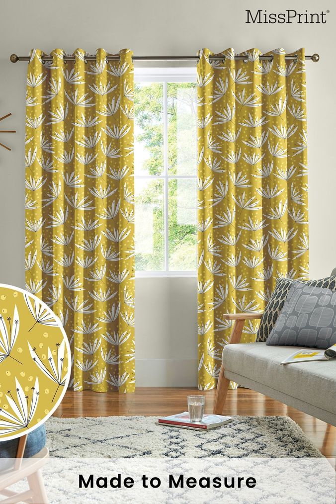 Yellow Floral Curtains Next Official Site