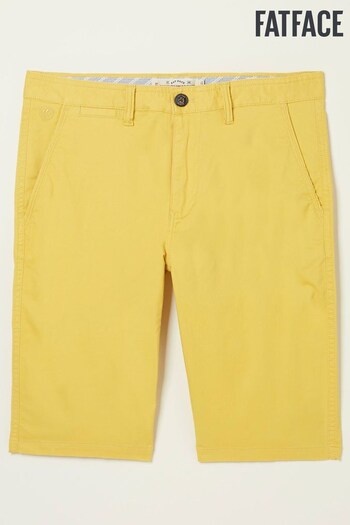 FatFace Yellow Mawes Chino Shorts (T51403) | £42