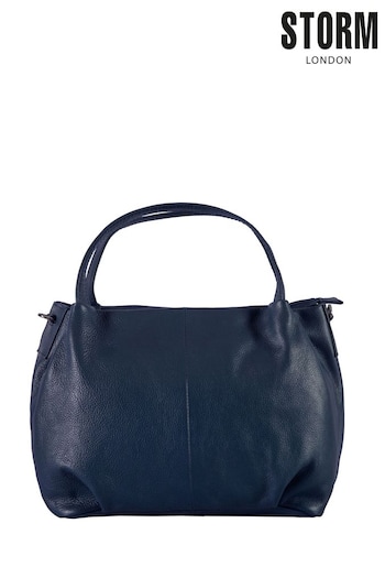 Storm Blue Chiara Slouchy Handbag (T51436) | £74