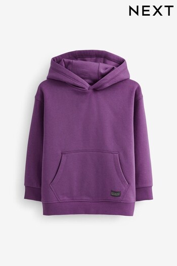 Purple Basic Jersey Hoodie (3-16yrs) (T51832) | £11 - £19