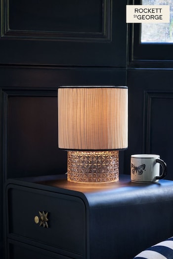 Rockett St George Amber Parisian Table Lamp (T51932) | £75