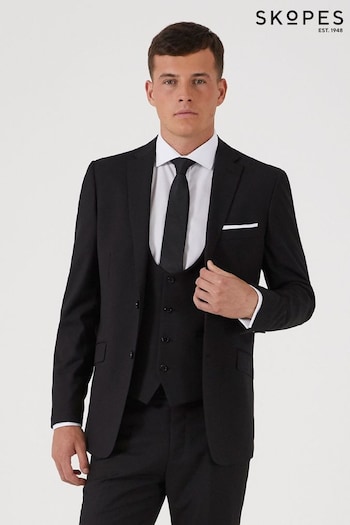Skopes Milan Black Slim Fit Suit Jacket (T51936) | £100