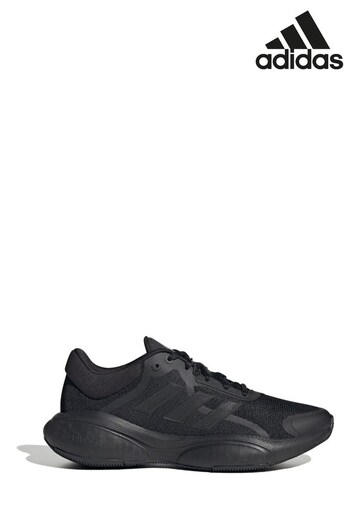 adidas Black Performance Running Response Trainers (T52139) | £65