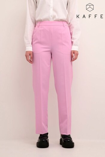 Kaffe Pink Sakura Elastic Waist Trousers (T52224) | £60