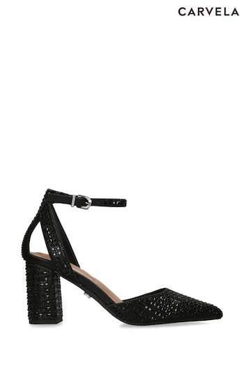 Carvela Kallie Jewel Black Shoes (T52239) | £139
