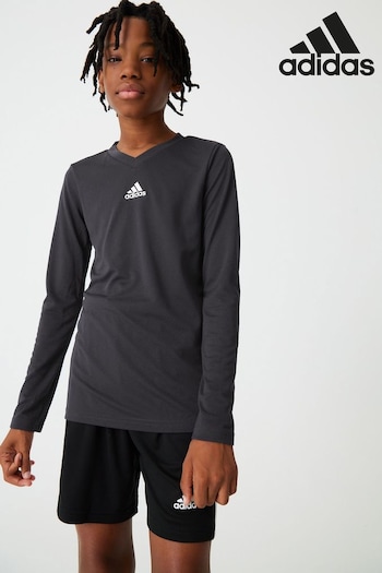 adidas Black Team Base Junior T-Shirt (T52334) | £12