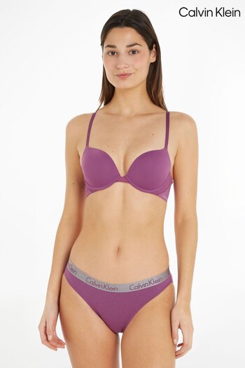 Calvin Klein Purple Radiant Cotton Bikini (T52441) | £14