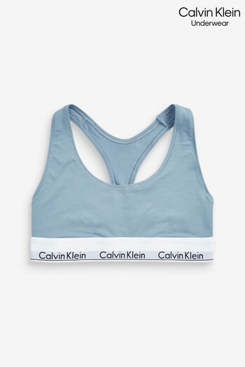 Calvin bright Klein Blue Unlined Bralette (T52446) | £35