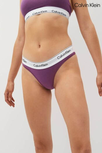 Calvin Klein Purple Brazilian Knickers (T52495) | £20
