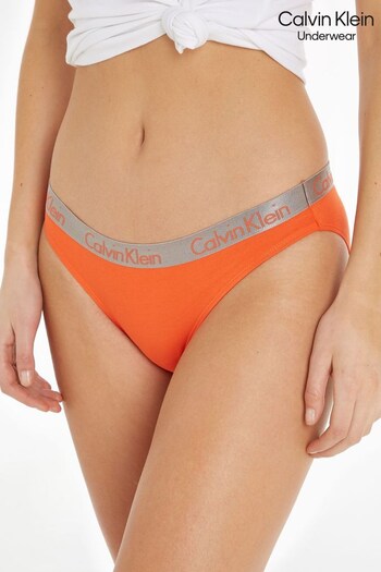 Calvin Klein Orange Radiant Cotton Bikini (T52518) | £14