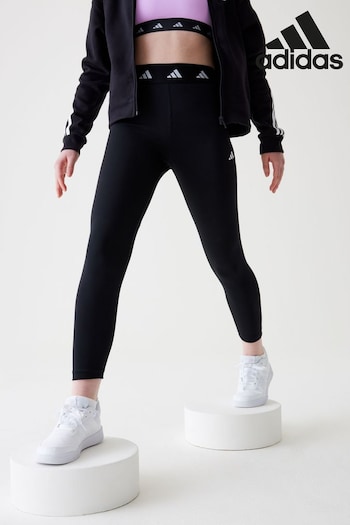 adidas Black Sportswear Aeroready Techfit 7/8 Leggings (T52590) | £25