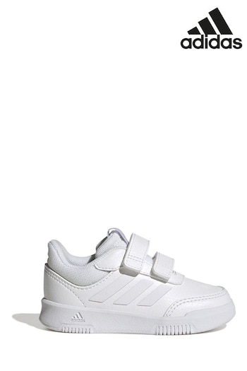 adidas White Logowear Tensaur Hook And Loop Infant Trainers (T52737) | £23