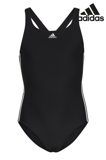 adidas Black 3-Stripes Swimsuit (T52739) | £23