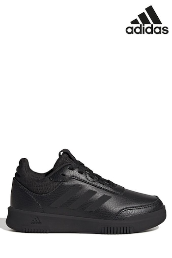 adidas Black Sportswear Tensaur Sport Training Lace Kids Trainers (T52757) | £28