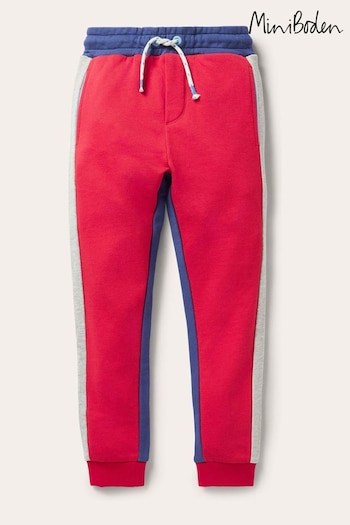 Boden Red Contrast Leg Joggers (T52809) | £25 - £29