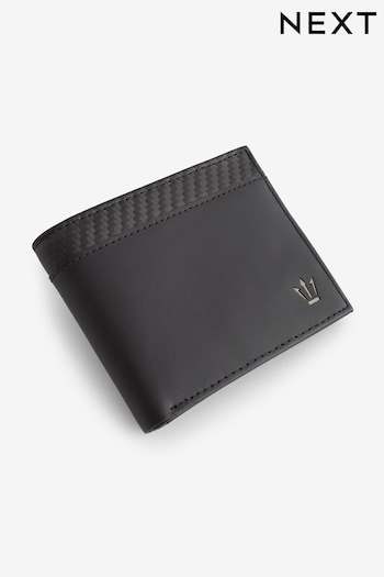 Black Carbon Print Wallet (T53185) | £22