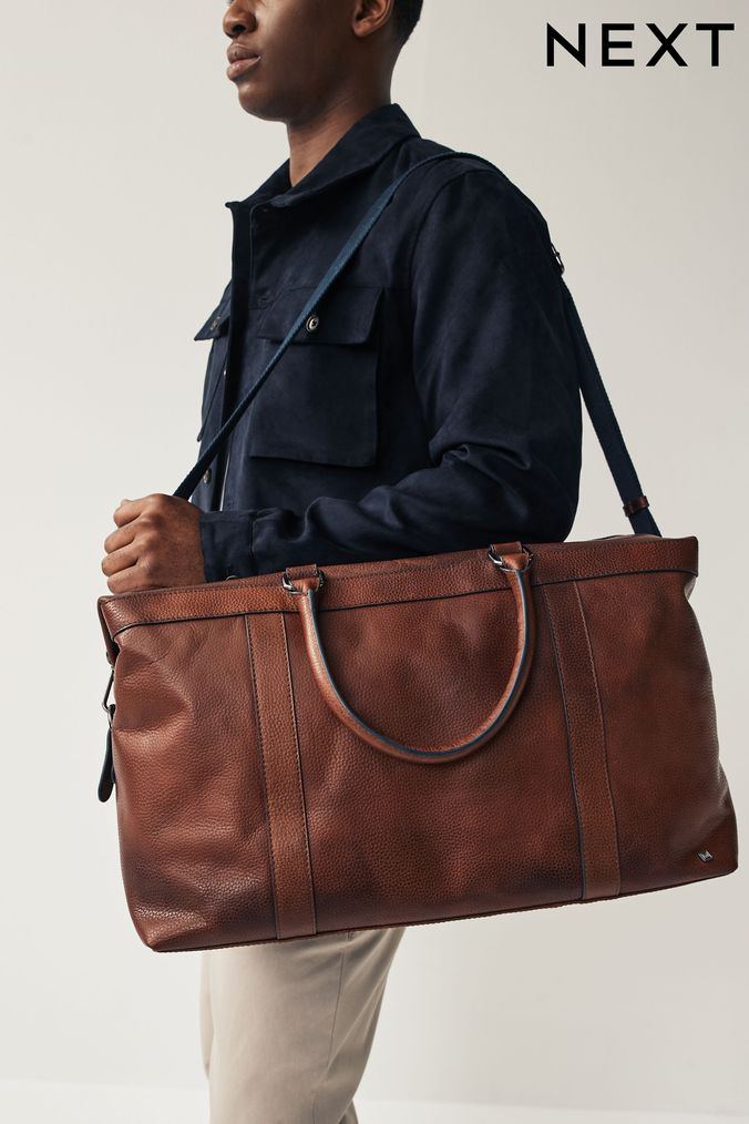 Next clearance leather holdall