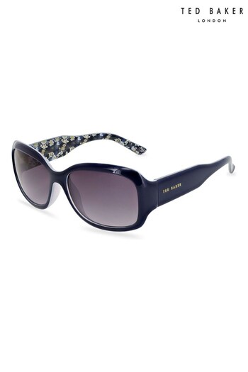 Ted Baker Womens Rectangular Sunglasses with Deep Temples (T53618) | £75