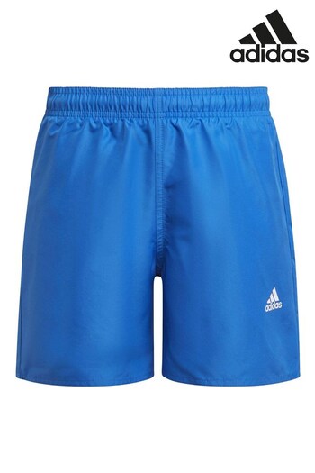 adidas Blue Classic Badge Of Sports Swim Shorts (T53719) | £18