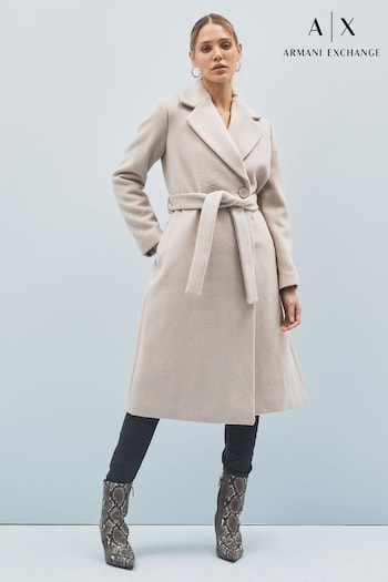 Armani Exchange Wool Trench Coat (T53929) | £390