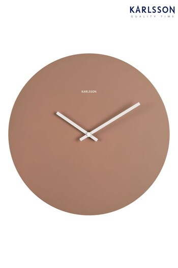 Karlsson Orange Colour Splash Wall Clock (T53940) | £43
