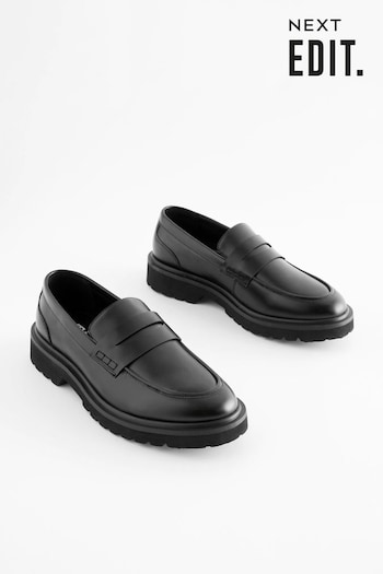 Black EDIT Chunky Loafers (T54073) | £45