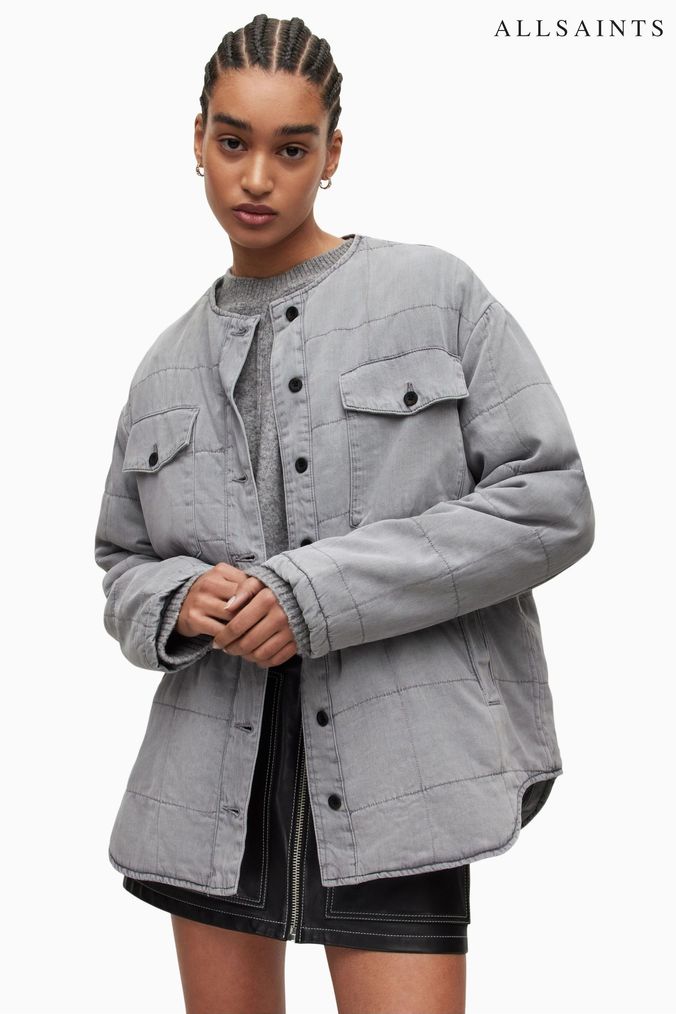 Buy Women s Jackets Grey Denim Coatsandjackets Online Next UK