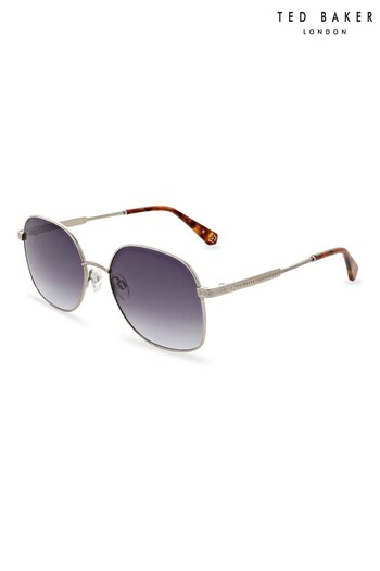 Ted Baker Womens Fashion Metal Sunglasses with Adjustable Nose Pads (T54191) | £99