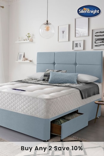 Silentnight Blue Eco Miracoil 2 Drawer Divan Bed Set (T54544) | £505 - £775