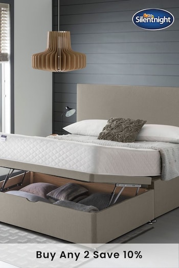 Silentnight Natural Eco Miracoil Half Ottoman Divan Bed Set (T54545) | £805 - £955