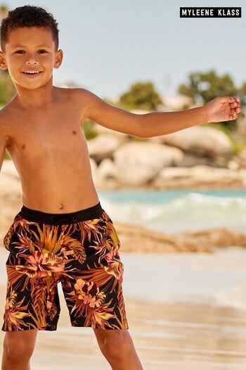 Myleene Klass Kids Multi Tropical Print Swimshorts (T54646) | £17 - £21