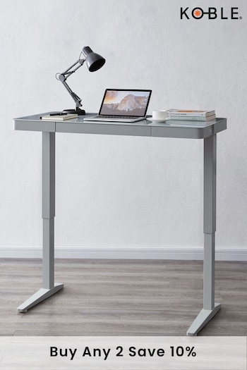 Koble Grey Lana Smart Height Adjustable Desk (T54651) | £600