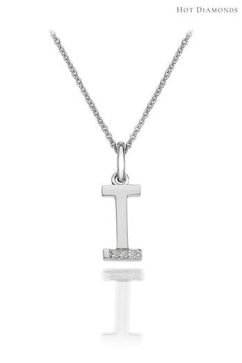 Hot Diamonds Silver Micro Initial Pendant Necklace (T54875) | £40