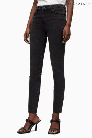 AllSaints Miller Black Mini Jeans (T54898) | £99