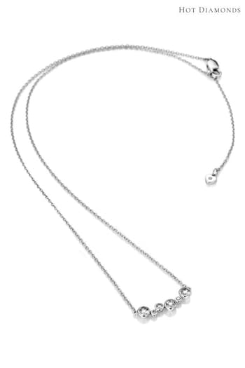 Hot Diamonds Silver Tone Tender Necklace (T54900) | £75