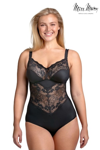 Miss Mary of Sweden Black Fantastic Flair Non Wired Body (T54967) | £52